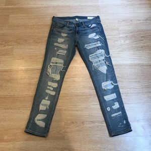Rag & Bone Distressed Boyfriend Jean